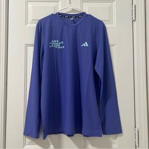 Men’s adidas Break the Norm Long Sleeve Running Shirt - Purple